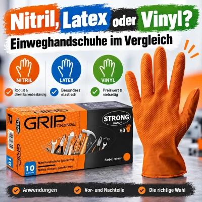 Nitril, Latex oder Vinyl: Welcher...