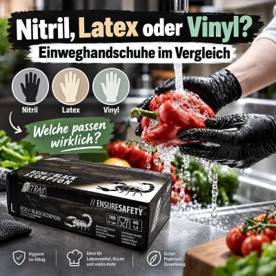 Nitril, Latex oder Vinyl ▷ Welcher...
