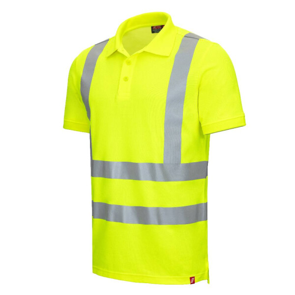 Nitras Motion Tex VIZ 7013 Warnschutz Polo-Shirt Klasse 2 neon-gelb XS