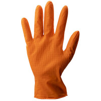 Stronghand 0424 Grip Orange Nitril-Einweghandschuhe ungepudert 8 (M)