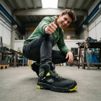 Sixton S3 Sicherheitsschuhe Schnürstiefel Ortisei Boa H