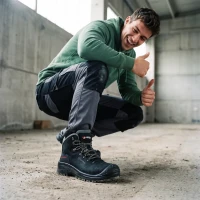 Sixton Sicherheitsschuhe S3 Schnürstiefel Corvara schwa