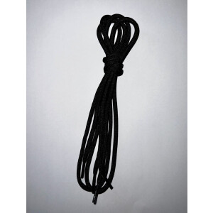 Sixton Schuhband für Halbschuhe, 110 cm, rund, schwarz