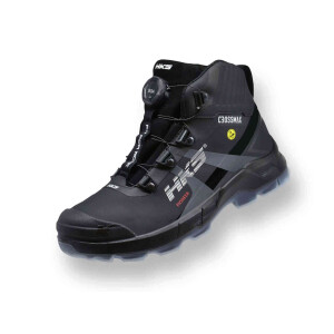 HKS ESD Sicherheitsstiefel Mid S3S Pioneer Black Boa